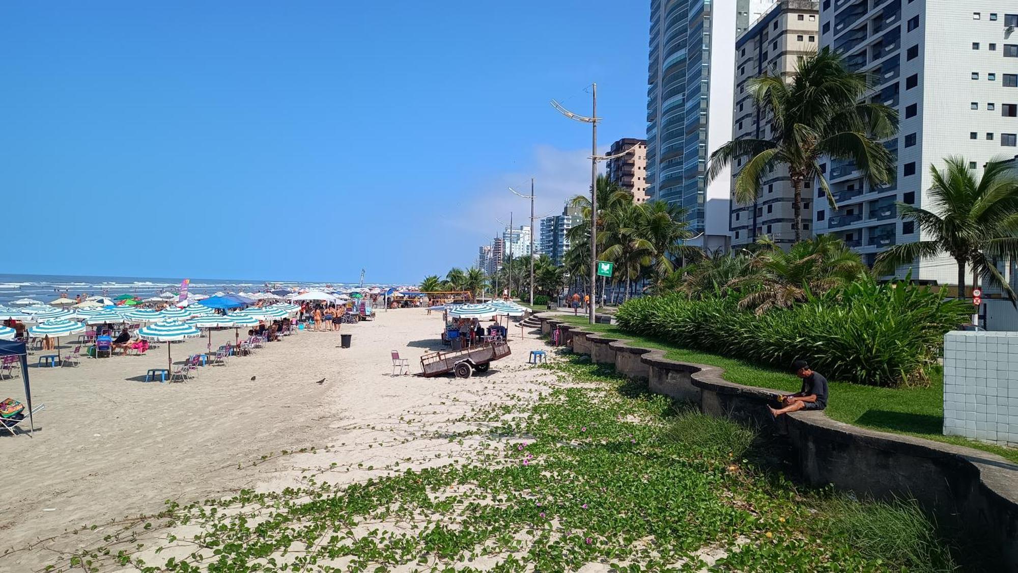 Apartamento Pe Na Areia Vila Caicara Praia Grande  Bagian luar foto